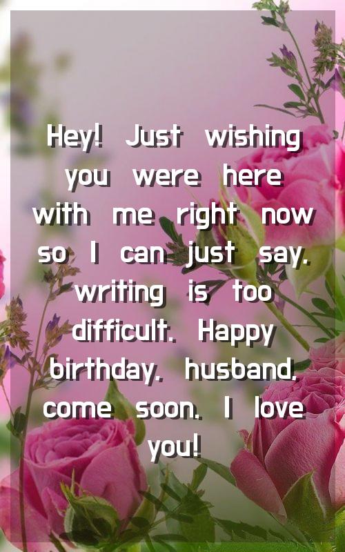 happy birthday wishes for husband